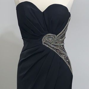Strapless cocktail dress